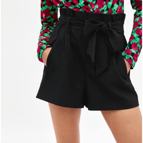 Zara tie shorts Clearance